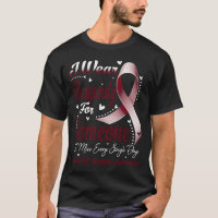 I Wear Burgundy For SICKLE CELL ANEMIA Awareness