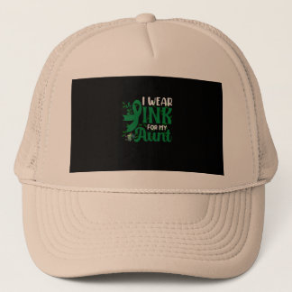 i wear fink for my aunt trucker hat