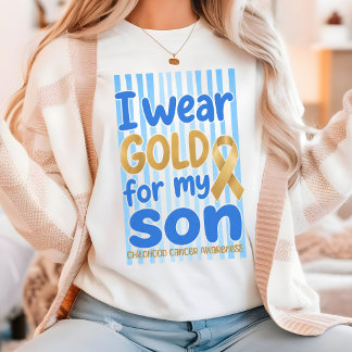 I Wear Gold for My Child Cancer Awareness Shirt