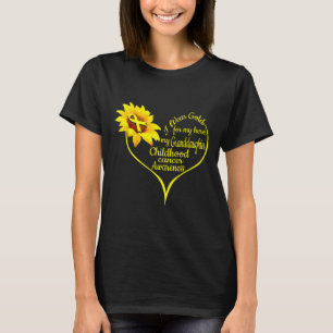 I Wear Gold For My Granddaughter Childhood Cancer T-Shirt