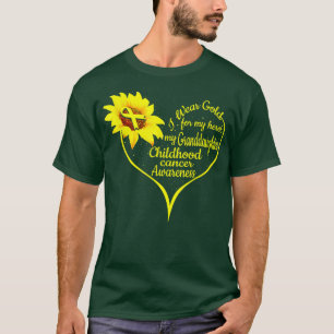 I Wear Gold For My Granddaughter Childhood Cancer T-Shirt