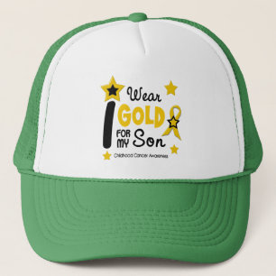 I Wear Gold For My Son 12 STAR VERSION Trucker Hat