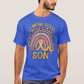 I Wear Gold for My Son Childhood Cancer Awareness2 T-Shirt