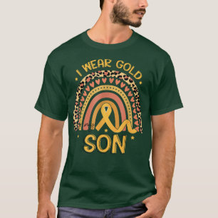 I Wear Gold for My Son Childhood Cancer Awareness2 T-Shirt