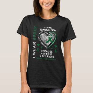 I Wear Green For My Daughter Cerebral Palsy Awaren T-Shirt