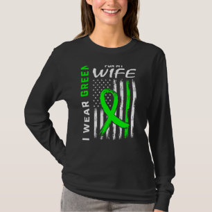 I Wear Green For My Wife Kidney Disease Awareness  T-Shirt