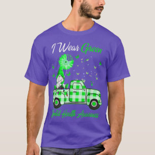 I Wear Green Gnome Truck Mental Health Awareness23 T-Shirt