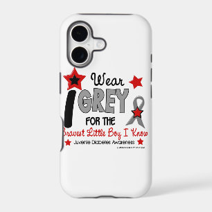 I Wear Grey 12 Bravest Little Boy Juv Diabetes
