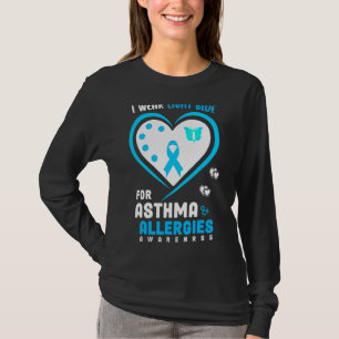 I Wear Light Blue For Asthma And Allergy Awareness T-Shirt