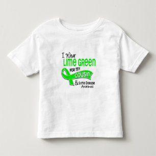 I Wear Lime Green 42 Cousin Lyme Disease Toddler T-shirt