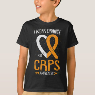 I Wear Orange CRPS Awareness Complex Regional Pain T-Shirt