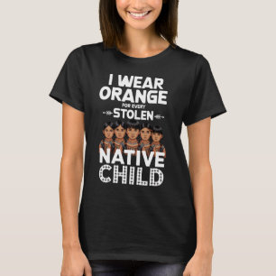 I Wear Orange Every Child Unity Indigenous Native T-Shirt