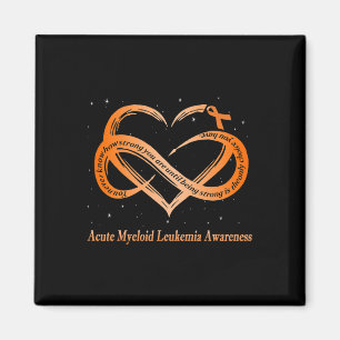 I Wear Orange For Acute Myeloid Leukaemia Warrior Magnet
