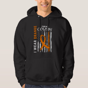 I Wear Orange For Cousin Multiple Sclerosis Awaren Hoodie