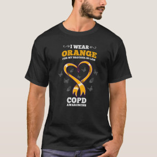I Wear Orange For My Brother In Law Copd Awareness T-Shirt