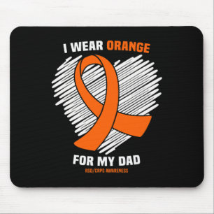 I Wear Orange For My Dad Rsdcrps Awareness  Mouse Pad