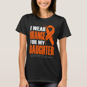 I Wear Orange For My Daughter Rsd Crps Awareness F T-Shirt