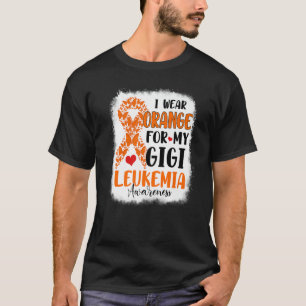 I Wear Orange For My Gigi Leukaemia Awareness Mont T-Shirt