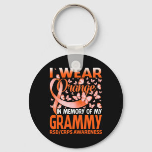 I Wear Orange For My Grammy Rsd Crps Awareness Keychain