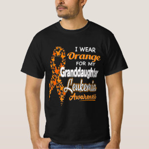 I wear Orange for my Granddaughter Leukaemia Awar T-Shirt