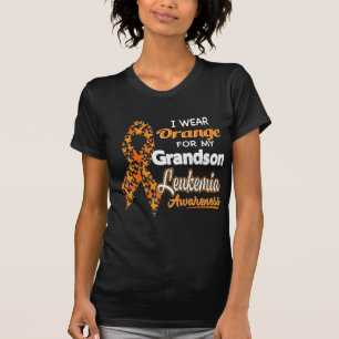 I wear Orange for my Grandson Leukaemia Awareness T-Shirt