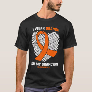 I Wear Orange For My Grandson Rsdcrps Awareness T-Shirt