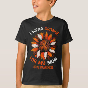 I Wear Orange For My Mom Crps Awareness Month Oran T-Shirt