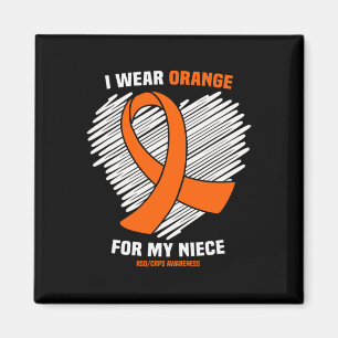I Wear Orange For My Niece Rsdcrps Awareness Magnet