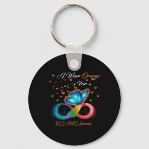 I Wear Orange For Rsd Crps Awareness 2  Keychain