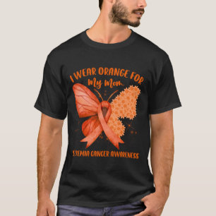 I Wear Orange Ribbon Leukaemia Cancer Awareness Fo T-Shirt