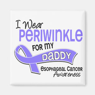 I Wear Periwinkle 42 Daddy Esophageal Cancer Magnet