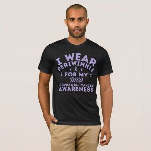 I Wear Periwinkle For Esophageal Cancer Custom T-Shirt