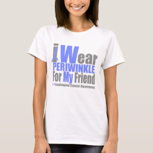 I Wear Periwinkle For My Friend Esophageal Cancer T-Shirt