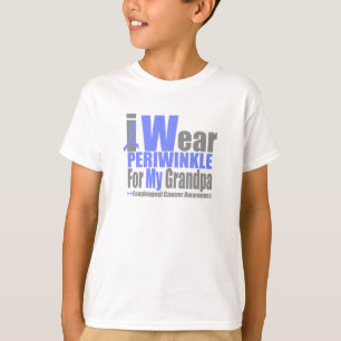 I Wear Periwinkle For My Grandpa Esophageal Cancer T-Shirt