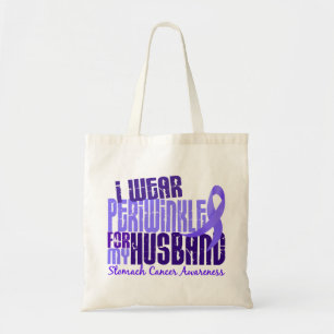 I Wear Periwinkle Husband 6.4 Stomach Cancer Tote Bag