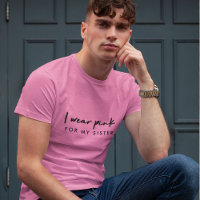 I Wear Pink | Custom Name Cancer Support
