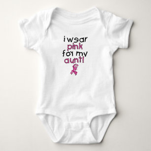 I Wear Pink for My Aunt ($18.95) Baby Bodysuit