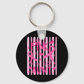 I Wear Pink For My Aunt Pink Ribbon Keychain