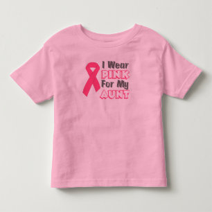 I Wear Pink For My Aunt (Version B) Toddler T-shirt