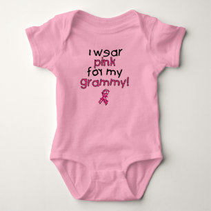 I Wear Pink for My Grammy ($18.95) Baby Bodysuit