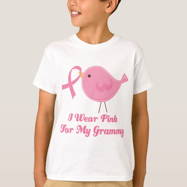 I Wear Pink For My Grammy T-Shirt (Front)