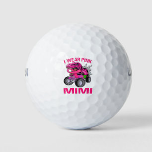 I Wear Pink For My Mimi Breast Cancer Golf Balls