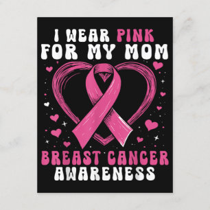 I Wear Pink For My Mom Breast Cancer Awareness Sup Enclosure Card