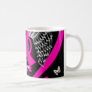 I Wear Pink In Memory Of My Wife Breast Cancer Awa Coffee Mug