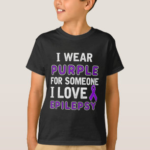 I Wear Purple - Epilepsy Awareness T-Shirt