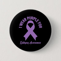 I Wear Purple For Epilepsy Awareness - Epilepsy Aw