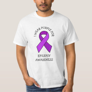 I Wear Purple for Epilepsy Awareness T-Shirt