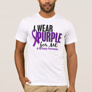 I Wear Purple For ME 10 Epilepsy T-Shirt