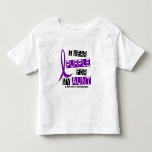 I Wear Purple For My Aunt 37 Epilepsy Toddler T-shirt