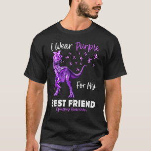 I Wear Purple For My Best Friend Epilepsy Awarenes T-Shirt